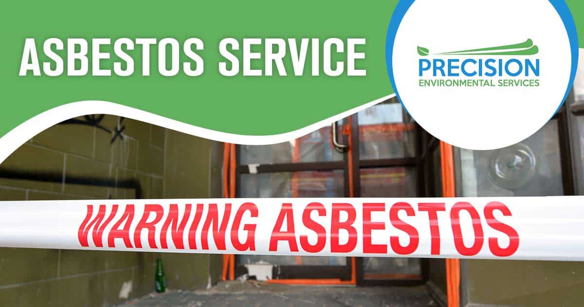 Image of building with a warning sign post in front that reads Warning Asbestos. In the presence of asbestos, itâ€™s important to do a thorough job of removing it safely. But finding a reliable service provider that will do the work quickly and at an affordable price can be difficult. If asbestos is not removed properly, it can cause health issues, long-term damage to your property, and leave you exposed to expensive legal liability. Precision Environmental Services is here to make sure that your asbestos problem is taken care of safely and efficiently. Our experienced team of professionals will provide you with the highest quality service at an affordable rate. Get peace of mind knowing that Precision Environmental Services has your back when it comes to asbestos removal.